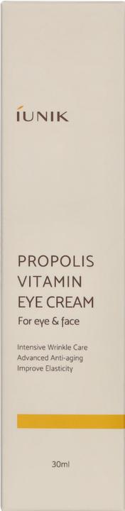 Image du produit iUNIK Propolis Crème Vitaminée pour les Yeux et le Visage 30ml (Soin des yeux Sérum, 30 ml)
