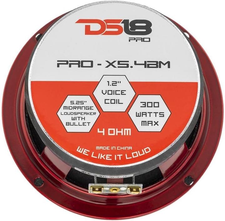 Image du produit DS18 PRO-X5.4BM Midrange Lautsprecher (5,25 Zoll) (300 W, 13.34 cm)