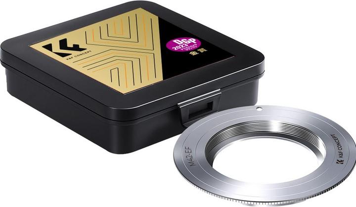 Image du produit K&F Concept Adaptateur d'objectif de haute précision, M42-EOS