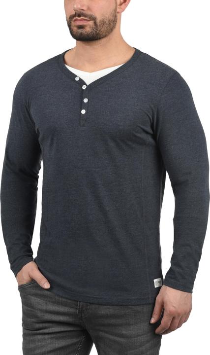Immagine prodotto Solid Doriano Maglia Maglie A Maniche Lunghe Da Uomo Con Collo Grandad (S)