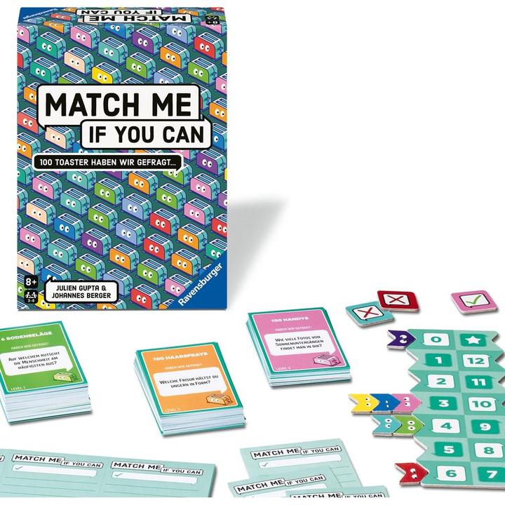 Produktbild Ravensburger Match Me If You Can - Gesellschaftsspiel & Brettspiel ab 8 Jahre (Deutsch, 3 - 8 Spieler)
