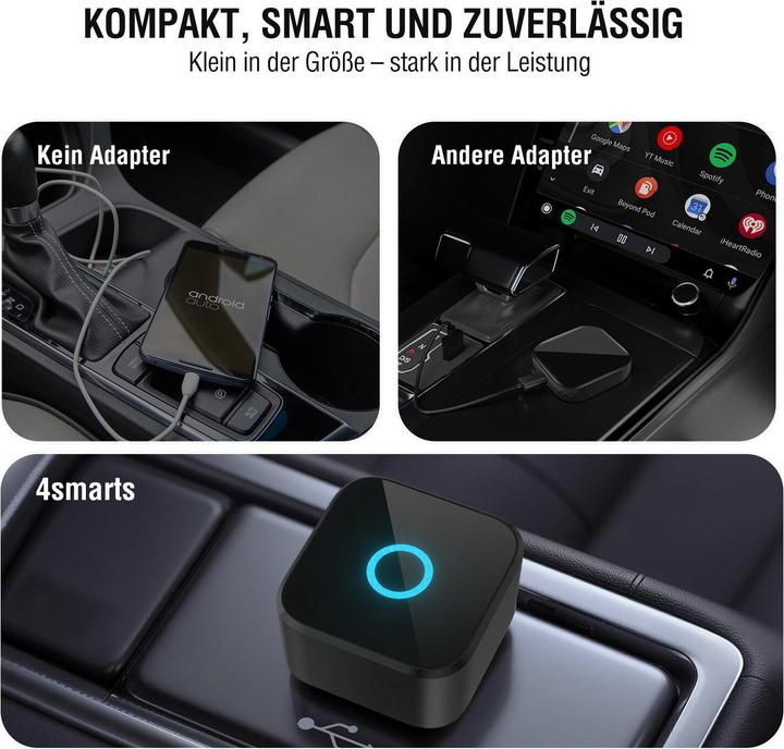 Immagine prodotto 4smarts Adapter Wireless CarPlay / Android Auto