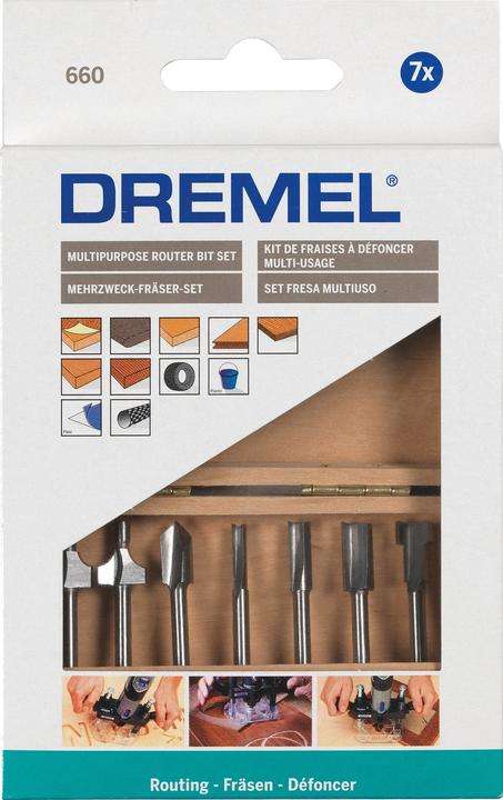 Image du produit Dremel Jeu de cutters de fraisage multi-usages