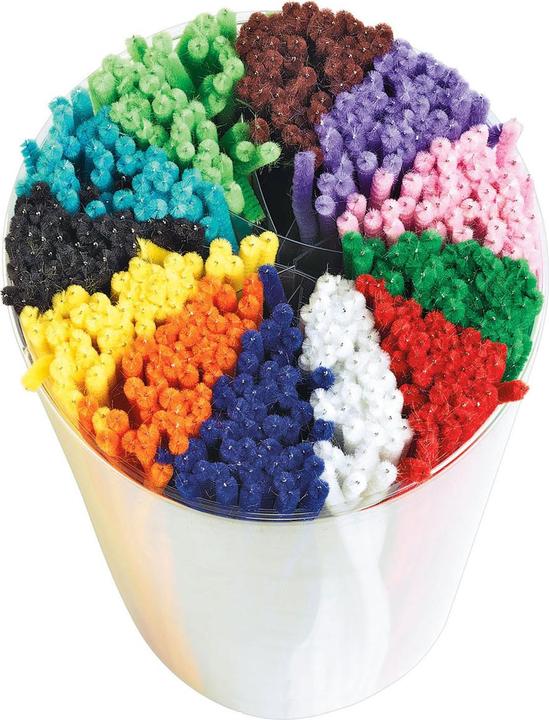 Actual product image Colorations Colourations - Chenille thread colour 12 colours, 600 pcs.