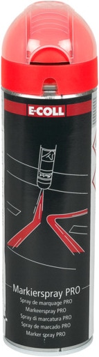 Produktbild E-coll Markierungsspray (Rot, Fluorescent, 0.50 l)