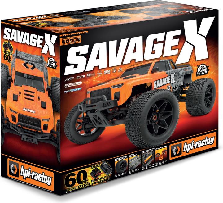 Actual product image HPI Savage X Flux (ARR Almost Ready to Run)