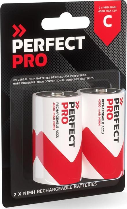 Actual product image PerfectPro Rechargeable battery (2 pcs., C, 4000 mAh)