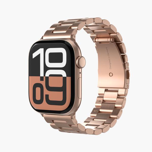 Produktbild Vonmählen Gliederarmband 2 für Apple Watch 44/45/46/rosegold (316L-Edelstahl, Edelstahl, Stainless Steel)