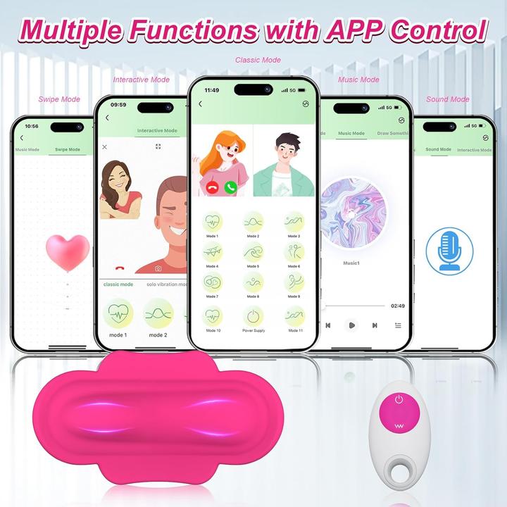 Actual product image Ohi BoBi Sun Mini Vibrator mit Fernbedienung und App-Steuerung