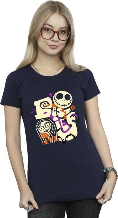 Actual product image The Nightmare Before Christmas Womens/Ladies Besties Cotton T-Shirt (L)