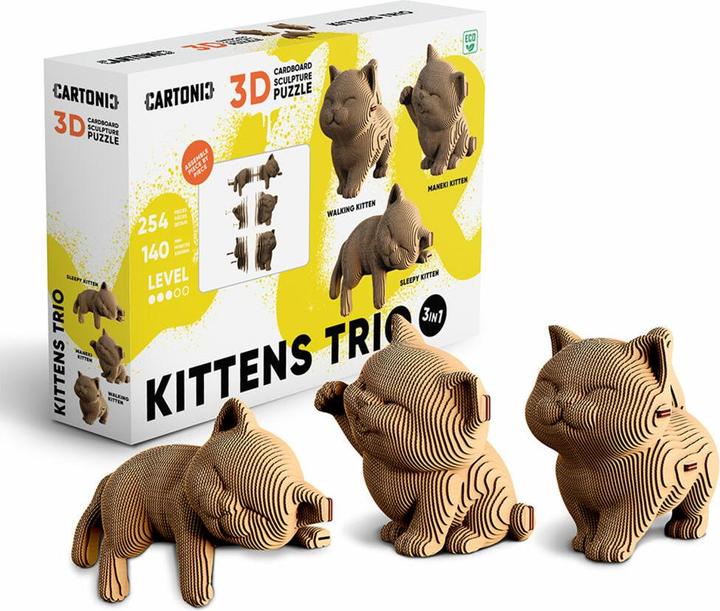Cartonic Kittens Trio (254 Teile)