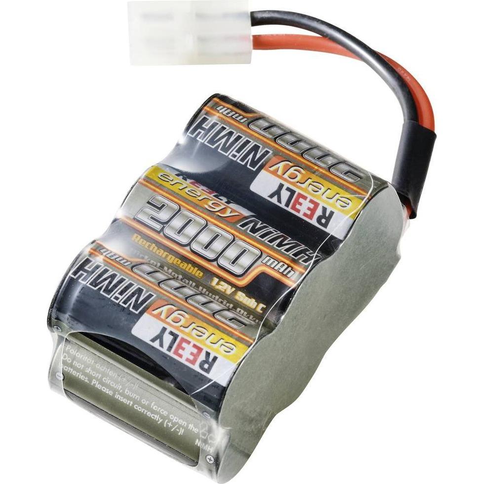 Reely Modellbau-Akkupack (NiMh) 7.2 V 2000 mAh Zellen-Zahl: 6 Block Tamiya (7.20 V, 2000 mAh)
