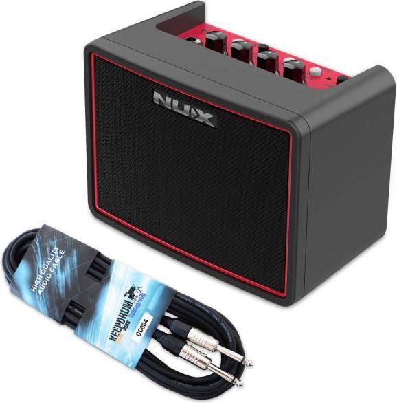 Produktbild NUX Gitarren-Verstärker Mighty Lite BT MKII Grau mit Kabel (Bass, Gitarre, 3 W)