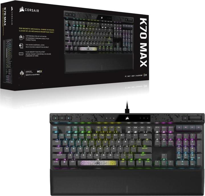 Actual product image Corsair K70 Max (US, Cable)