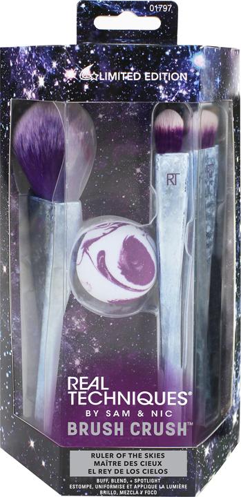 Actual product image Real Techniques Brush Crush Volume 2 Buff, Blend + Spotlight (Set)