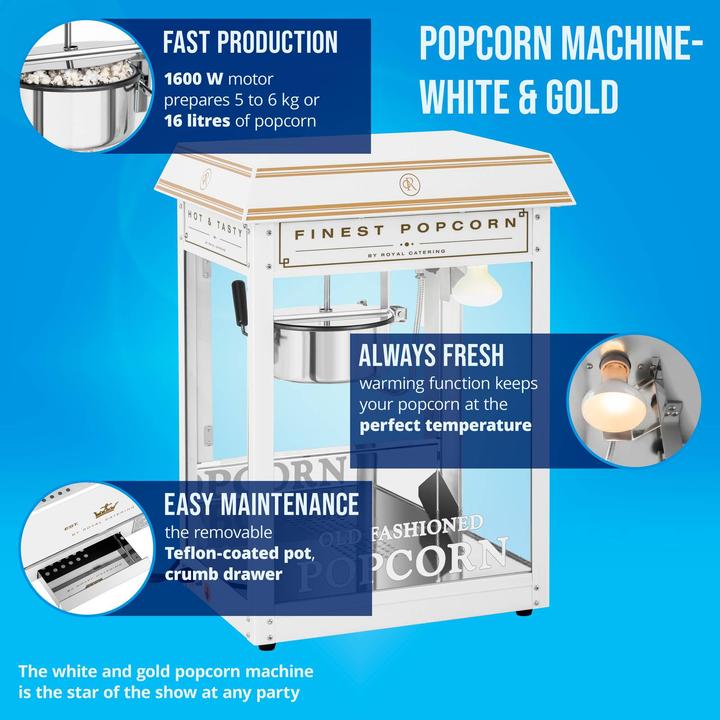 Produktbild Royal Catering Retro Popcornmaschine