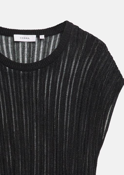 Produktbild Comma Poncho aus Viskosemix mit Glitzergarn (S)