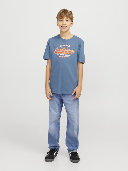 Actual product image Jack & Jones JJELOGO TEE SS ONECK 2COL 24/25 NOOS JNR (164)