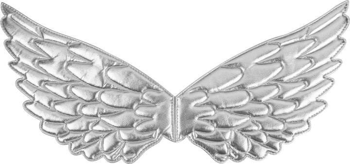 Image du produit Widmann Ailes d'ange argentées en plastique pour enfants 43x22cm