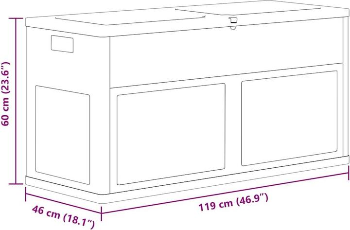 Actual product image vidaXL Siana