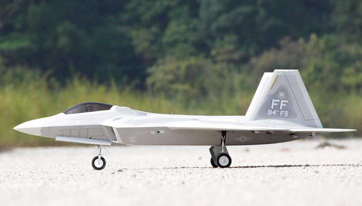 Actual product image Freewing F-22 Raptor PNP 8S 90mm Jet EDF (Jet)