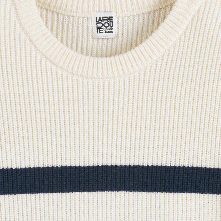 Produktbild La Redoute Collections Gestreifter Pullover mit rundem Ausschnitt (110, 116)