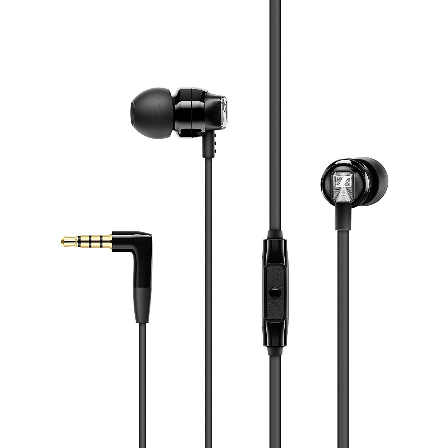 Sennheiser CX 300S (keine Geräuschunterdrückung, Kabelgebunden), Kopfhörer, Schwarz