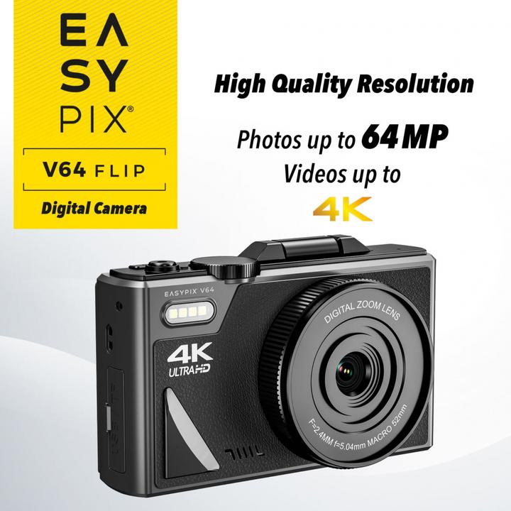 Actual product image Easypix V64 Flip (2 mm, 13 Mpx)