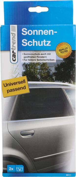 Immagine prodotto Cartrend Calza parasole per auto, set di 2 per veicoli con telaio dei finestrini, nella larghezza di