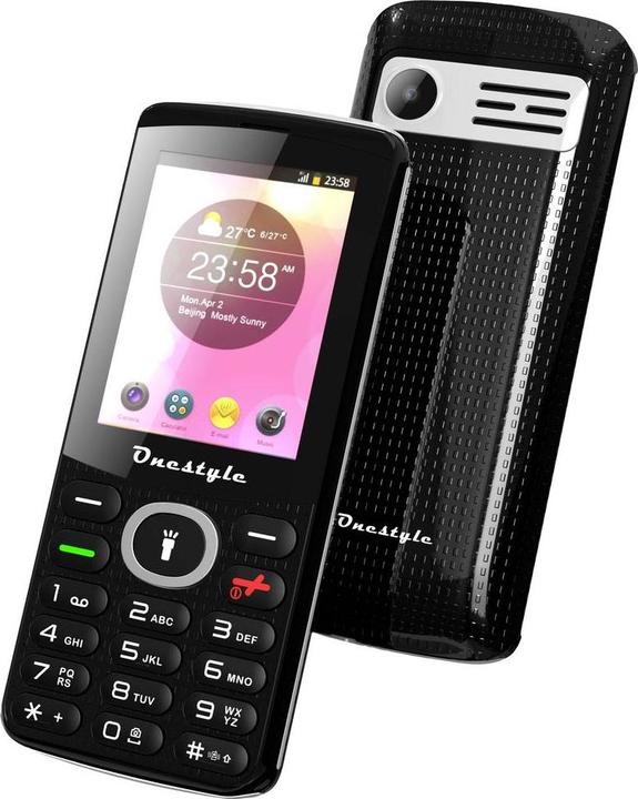 Produktbild Onestyle Mobiltelefon B10 schwarz (2.40", 0.80 Mpx, 2G)