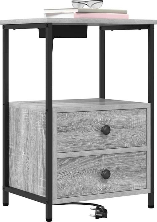 Actual product image vidaXL Bedside table (40 x 31 x 60 cm)