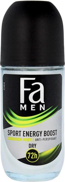 Fa Men Sport Energy Boost Antiperspirant Roll-On Antiperspirant In Bullets For