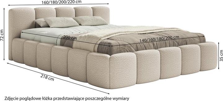 Produktbild Selsey Cloudy Low (140 x 200 cm)