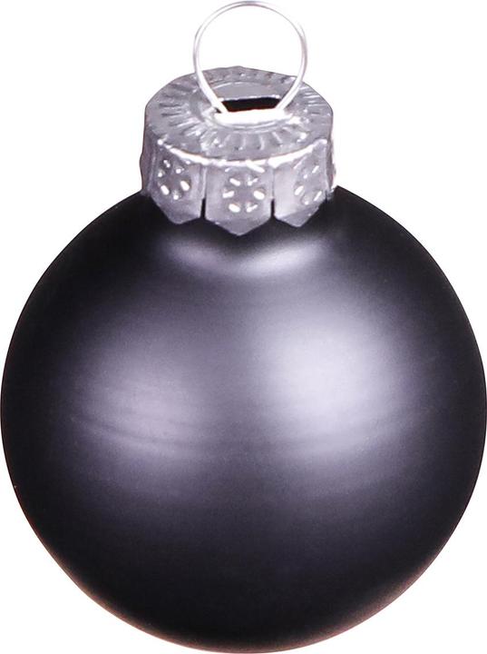 Produktbild Viana Mini Weihnachtskugeln Anthrazit 22St (22x)
