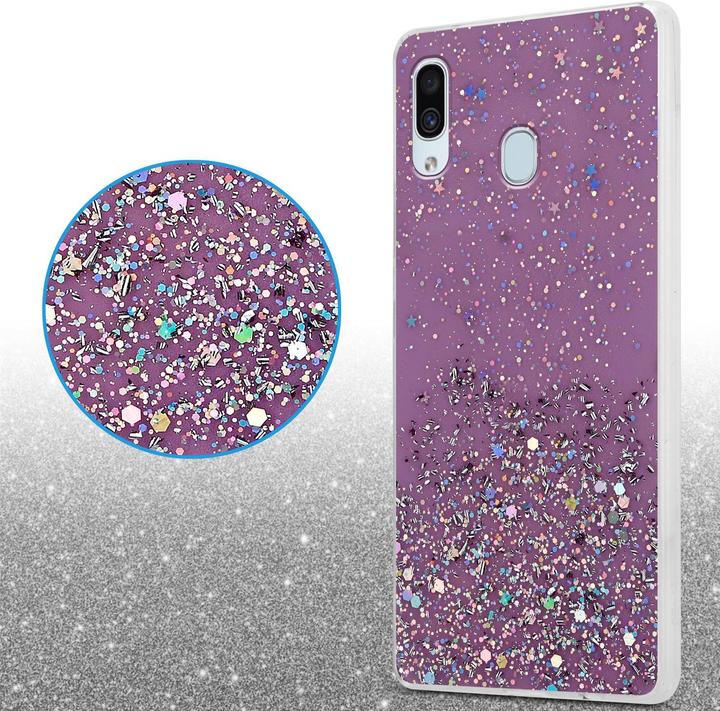 Actual product image Cadorabo TPU cover sparkling glitter (Samsung Galaxy A40)