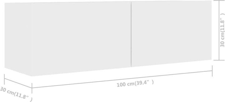 Produktbild vidaXL TV-Schrank (30 x 30 x 30 cm)