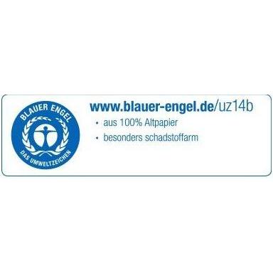Thumbnail - Elba, Mappe, Ösenhefter aus Karton, gelb, kaufmännische Heftung halber Vorderdeckel, gepackt zu 50 Stück (A4, 50 x)