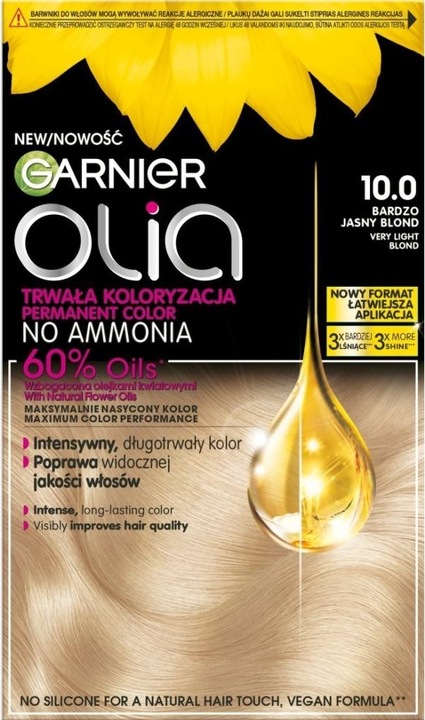 Image du produit Garnier Olia Hair Color 100 Blond très clair (100 Blond très clair)
