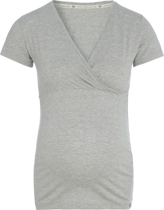 Actual product image False Babys Only maternity shirt Glow with breastfeeding function, dusty grey
