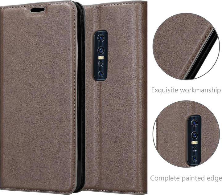 Actual product image Cadorabo Book Invisible Magnet Cover (Vivo V17 Pro)