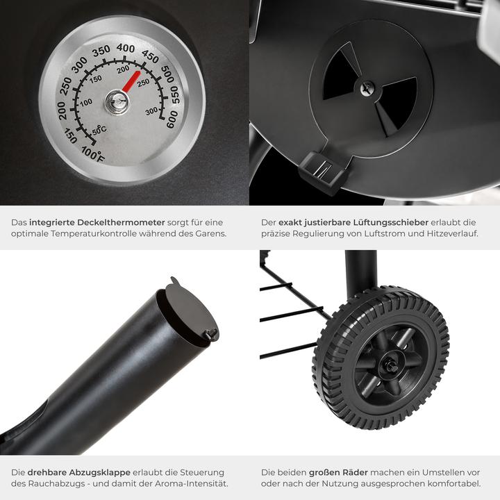 Image du produit tectake Barbecue multifonctions (85 cm)