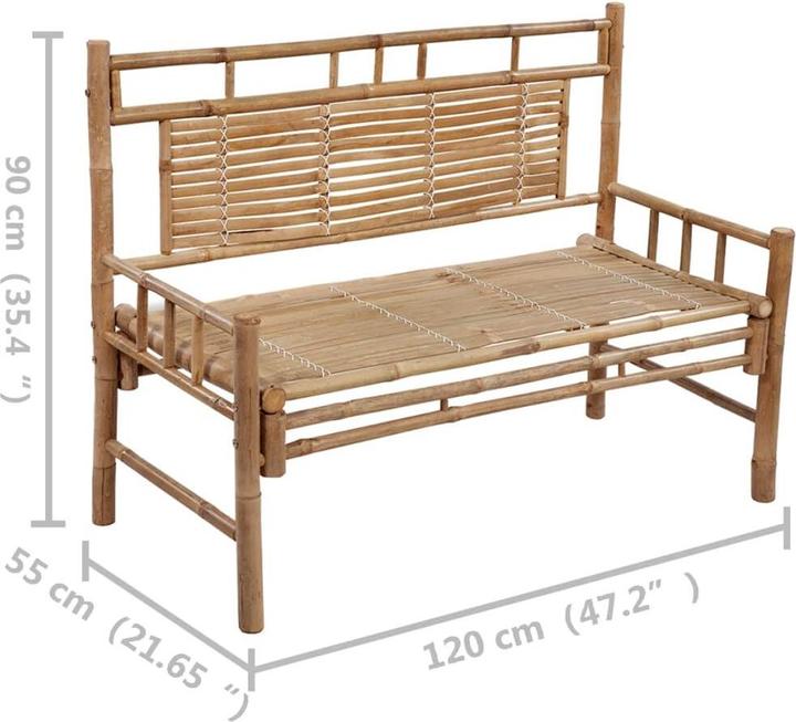 Actual product image vidaXL Garden bench