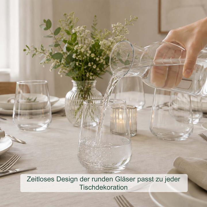 Produktbild Relaxdays 12-tlg. Trinkgläser-Set (12x)