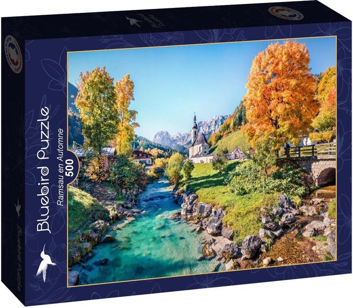 Bluebird Puzzle 1500 Pezzi – Sunny Autumn At The Barn, Paesaggio Rurale Autunnale, Per Adulti