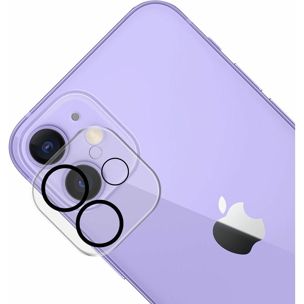 Thumbnail - 3MK Lens Pro Full Cover iPhone 11/12 mini Szkło Hartowane na obiektyw aparatu z ramką montażową 1szt (1 Stück, Apple iPh...
