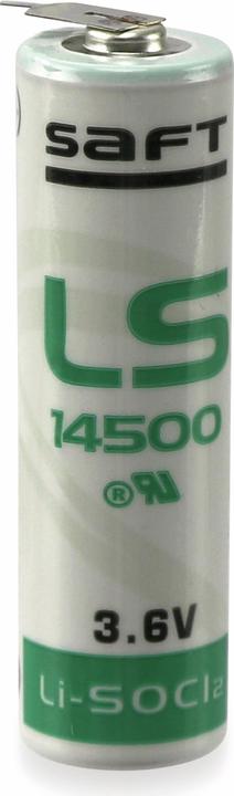 Produktbild Saft Lithium-Batterie LS 14500-2PF, AA, 1/1 Print +/-, 3,6 V-, 2600 mAh (AA, 2600 mAh)