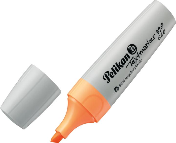 Actual product image Pelikan Highlighter 490 eco in FS neon orange (1x)
