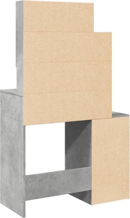 Produktbild vidaXL Schminktisch mit Schrank (80 x 35 x 132 cm)