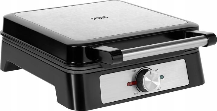 Produktbild Teesa Waffeleisen 4 Waffeln 1600W Inox Leistung einstellbar