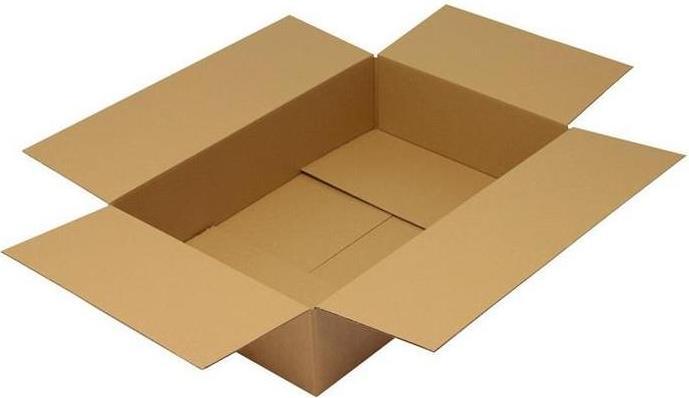 Actual product image Transpak Folding carton 1-wall dimensions 700x450x160mm quality 1.20 B brown brown (25x)